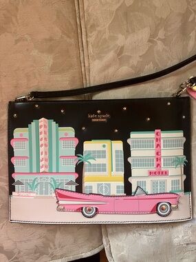Sold Kate spade Cadillac car crossbody handbag